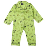 Girls Full Sleeves Night Suit - Light Green, Girls Suits, Chase Value, Chase Value