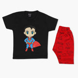 Boys Half Sleeves Short Suit - Black, Boys Sets & Suits, Chase Value, Chase Value