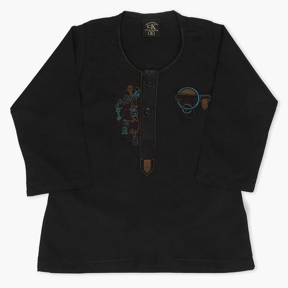 Newborn Boys Shalwar Suit - Black, Newborn Boys Shalwar Suits, Chase Value, Chase Value