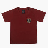Boys Half Sleeves Polo T-Shirt - Maroon, Boys T-Shirts, Chase Value, Chase Value