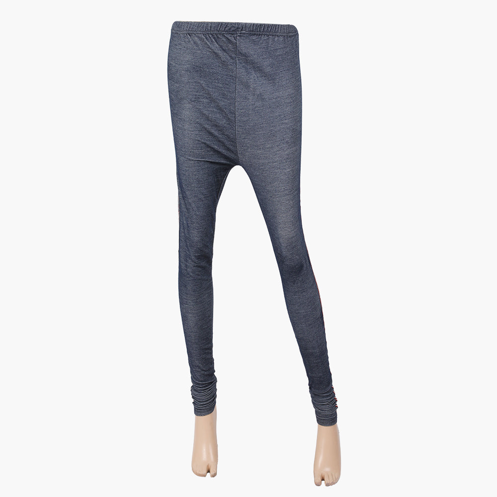 Women's Denim Tights - Blue, Women Pants & Tights, Chase Value, Chase Value
