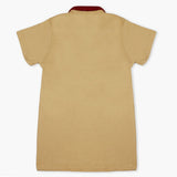 Boys Half Sleeves Polo T-Shirt - Light Brown, Boys T-Shirts, Chase Value, Chase Value