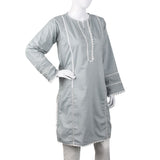 Women's Kurti With Lace - Light Green, Women Ready Kurtis, Chase Value, Chase Value