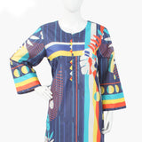 Women's Digital Printed Kurti - Navy Blue, Women Ready Kurtis, Eminent, Chase Value