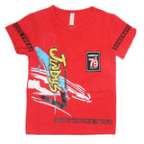 Boys Half Sleeves T-Shirt - Red, Kids, Boys T-Shirts, Chase Value, Chase Value