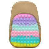 Pop It Bag Pack - Beige, School Bags, Chase Value, Chase Value
