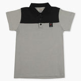 Boys Half Sleeves Polo T-Shirt - Grey, Boys T-Shirts, Chase Value, Chase Value