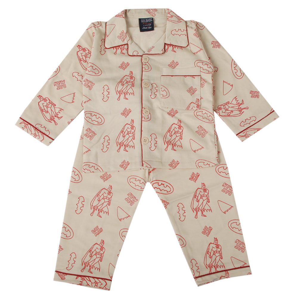 Boys Full Sleeves Night Suit - Fawn, Boys Sets & Suits, Chase Value, Chase Value