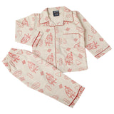 Boys Full Sleeves Night Suit - Fawn, Boys Sets & Suits, Chase Value, Chase Value