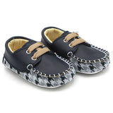 Newborn Boys Booties Shoes - Navy Blue, Newborn Caps, Shoes & Socks, Chase Value, Chase Value