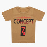 Boys Half Sleeves T-Shirt - Brown, Boys T-Shirts, Chase Value, Chase Value