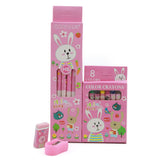 Stationary Set 8837-1 - Pink, Pencil Boxes & Stationery Sets, Chase Value, Chase Value