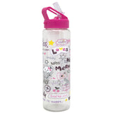 Travel Water Bottle 600ml - Pink-A, Home & Lifestyle, Glassware & Drinkware, Chase Value, Chase Value