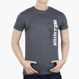 Men's Half Sleeves T-Shirt - Dark Grey, Men's T-Shirts & Polos, Chase Value, Chase Value