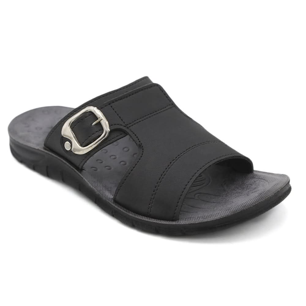 Men's Slipper - Black, Men, Slippers, Chase Value, Chase Value