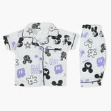 Newborn Girls Half Sleeves Suit - Purple, Newborn Girls Sets & Suits, Chase Value, Chase Value