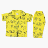 Newborn Boys Half Sleeves Suit - Yellow, Newborn Boys Sets & Suits, Chase Value, Chase Value