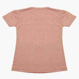 Girls Half Sleeves T-Shirt - Tea Pink, Girls T-Shirts, Chase Value, Chase Value