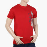 Men's Half Sleeves T-Shirt - Red, Men's T-Shirts & Polos, Chase Value, Chase Value