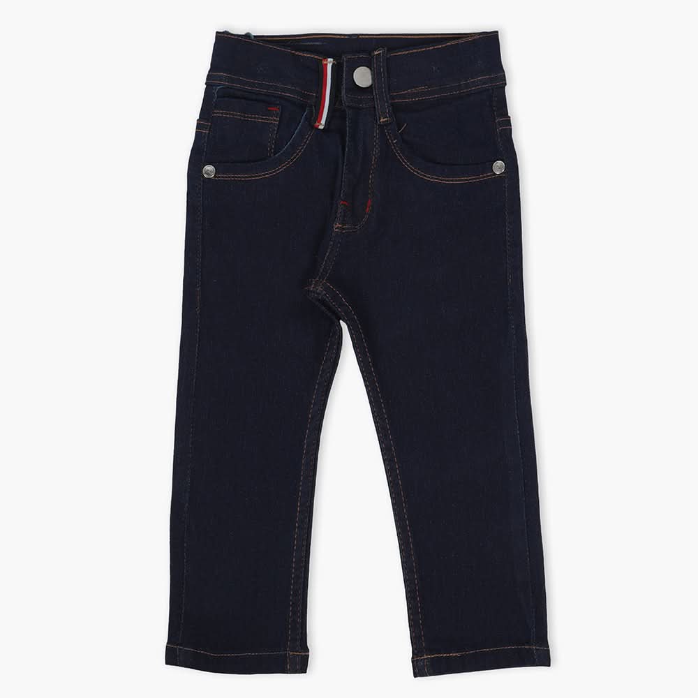 Boys Basic Denim Pant - Navy Blue, Boys Pants, Chase Value, Chase Value