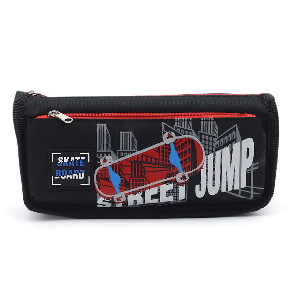 Pencil Pouch - Black, Pencil Boxes & Stationery Sets, Chase Value, Chase Value