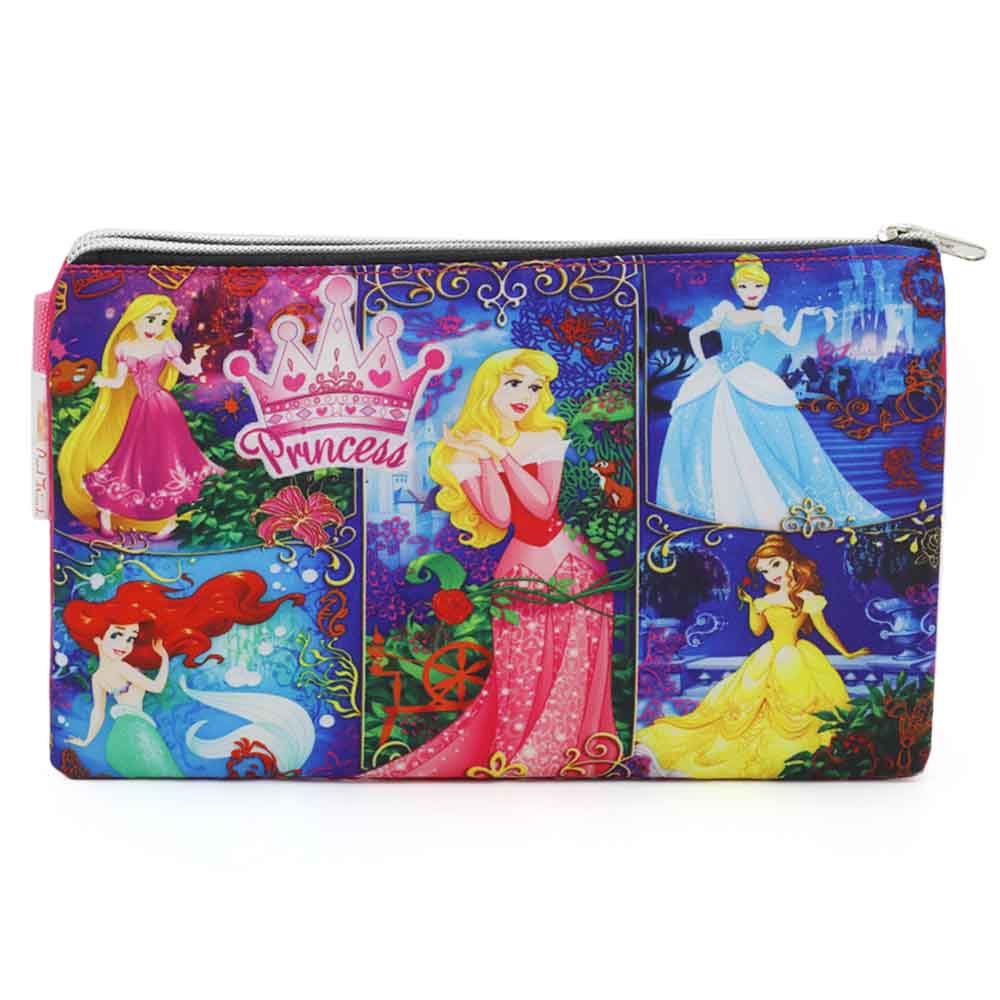 Pencil Pouch Two Zipper - Pink, Pencil Boxes & Stationery Sets, Chase Value, Chase Value