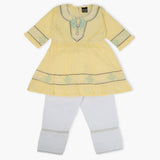 Girls Half Sleeves Suit - Lemon, Girls T-Shirts, Chase Value, Chase Value