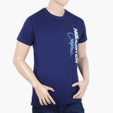 Men's Half Sleeves T-Shirt - Dark Blue, Men's T-Shirts & Polos, Chase Value, Chase Value