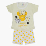Newborn Girls Half Sleeves Suit - Lemon, Newborn Girls Sets & Suits, Chase Value, Chase Value