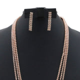 Women's Short Mala Set - Copper, Women Jewellery Set, Chase Value, Chase Value