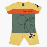 Boys Half Sleeves Short Suit - Yellow, Boys Sets & Suits, Chase Value, Chase Value