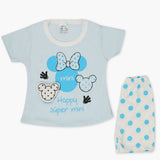 Newborn Girls Half Sleeves Suit - Blue, Newborn Girls Sets & Suits, Chase Value, Chase Value