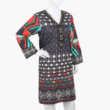 Women's Digital Printed Kurti - Black, Women Ready Kurtis, Chase Value, Chase Value