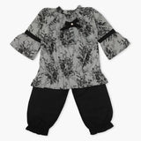 Girls Tights Suit - Grey, Girls Shalwar Kameez, Chase Value, Chase Value