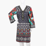 Women's Digital Printed Kurti - Black, Women Ready Kurtis, Chase Value, Chase Value