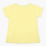 Girls Half Sleeves T-Shirt - Lemon, Girls T-Shirts, Chase Value, Chase Value