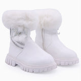 Girls Long Shoes - White, Girls Sneakers & Shoes, Chase Value, Chase Value