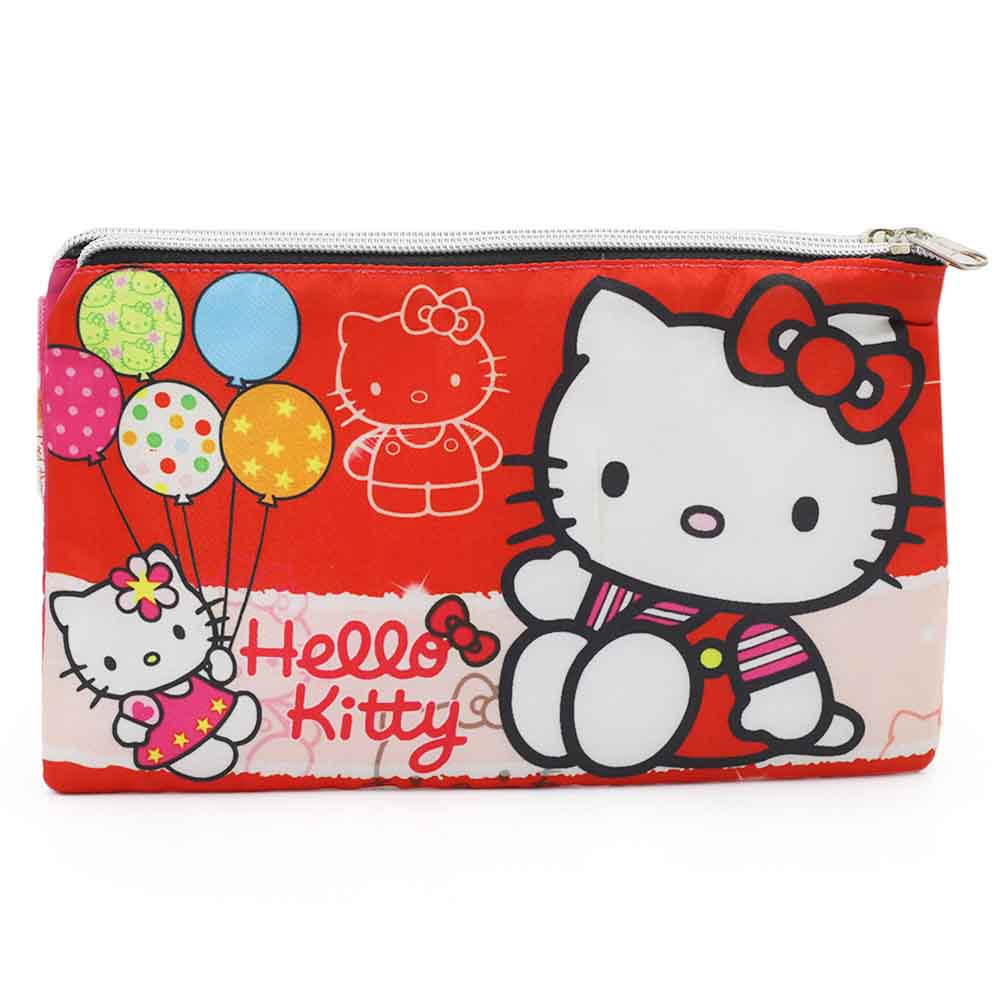 Pencil Pouch Two Zipper - Pink, Pencil Boxes & Stationery Sets, Chase Value, Chase Value