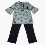 Girls Half Sleeves Suit - Navy Blue, Girls T-Shirts, Chase Value, Chase Value