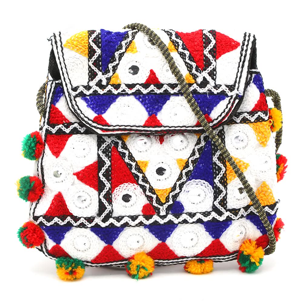 Girls Shoulder Bag - White, Kids, Kids Bags, Chase Value, Chase Value