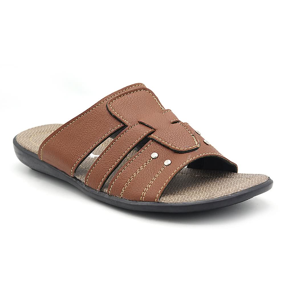 Men's Slippers (A-2) - Brown, Men, Slippers, Chase Value, Chase Value