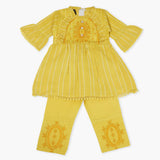 Girls Half Sleeves Suit - Yellow, Girls T-Shirts, Chase Value, Chase Value