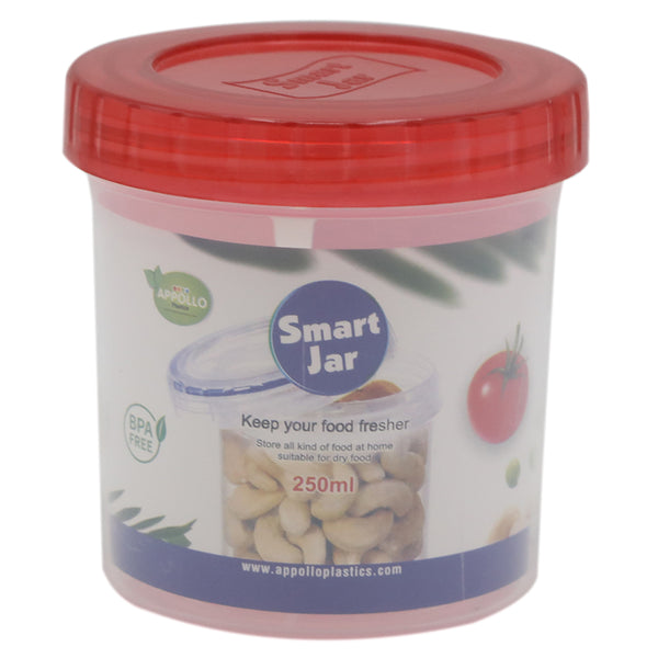 Smart Jar Small 250 Ml - Red-A, Home & Lifestyle, Storage Boxes, Chase Value, Chase Value
