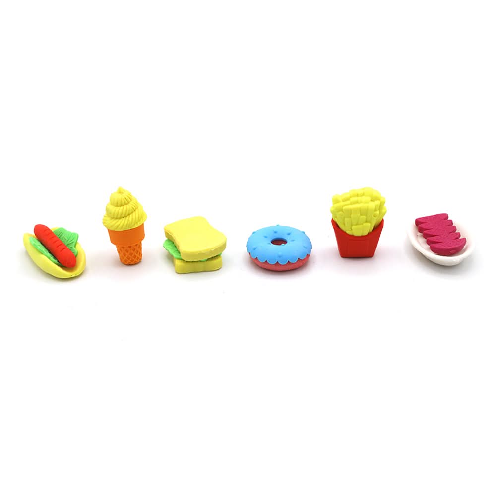 Eraser - Pack of 6, Pencil Boxes & Stationery Sets, Chase Value, Chase Value