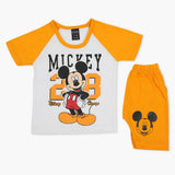 Boys Half Sleeves Short Suit - Yellow, Boys Sets & Suits, Chase Value, Chase Value