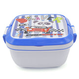 Square Lunch Box - White, Kids, Tiffin Boxes And Bottles, Chase Value, Chase Value