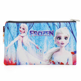 Pencil Pouch Two Zipper - Red, Pencil Boxes & Stationery Sets, Chase Value, Chase Value