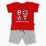 Boys Half Sleeves Short Suit - Red, Boys Sets & Suits, Chase Value, Chase Value