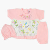 Newborn Girls Half Sleeves Suit - Pink, Newborn Girls Sets & Suits, Chase Value, Chase Value