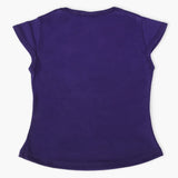 Girls Half Sleeves T-Shirt - Dark Purple, Girls T-Shirts, Chase Value, Chase Value